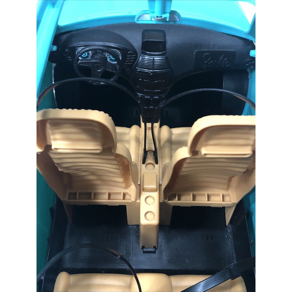 Barbie Mattel SUV Jeep Camping Fun 2016 Teal Off Road Mudding Car For 11.5” Doll - Picture 9 of 14